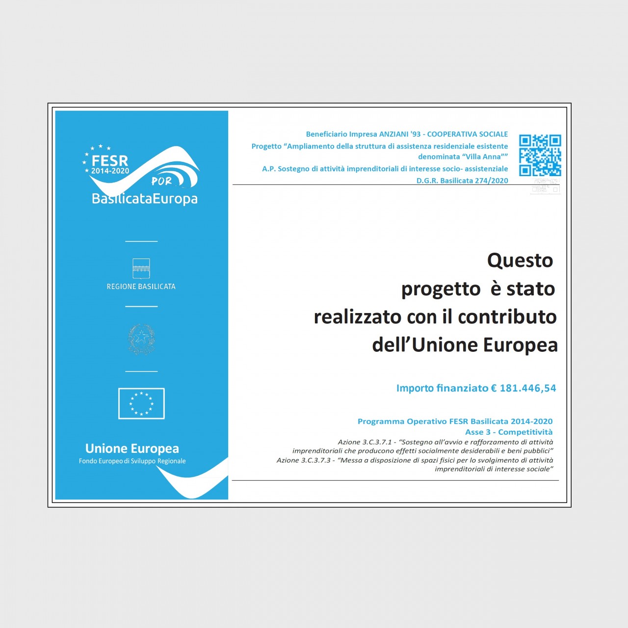 Terminati i lavori di ampliamento della Residenza Villa Anna